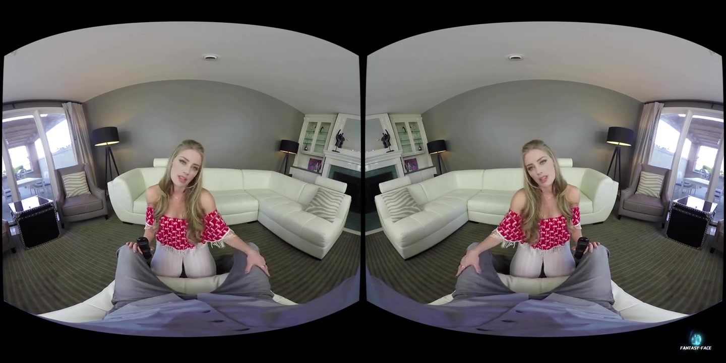 fake Amber heard “VR Hooking Up With The Cable Guy”