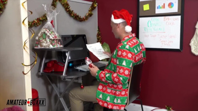 Angelina Jolie Fucked Santa's Employee