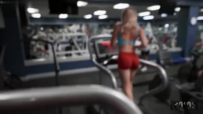 Kaley Cuoco Gym Deepfake
